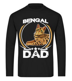 Bengal Dad Shirt Funny Cute Father’s Day Cat Owners