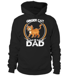 Ginger Cat Dad Shirt Funny Cute Father’s Day Cat Owners