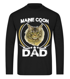 Maine Coon Dad T-shirt Funny Cute Father’s Day Cat Lovers