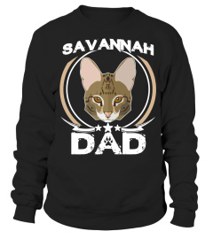 Savannah Dad T-shirt Funny Cute Father’s Day Cat Lovers