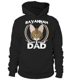 Savannah Dad T-shirt Funny Cute Father’s Day Cat Lovers