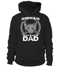 Russian Blue Dad T-shirt Funny Cute Father’s Day Cat Lovers