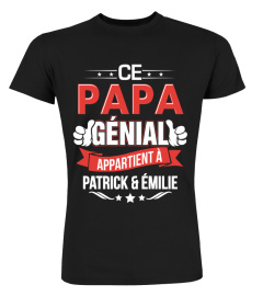 T-shirt Personnalisé-Ce Papa Appartient