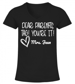 Dear Parents,Tag! You're It love teacher