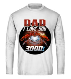 DAD i love you three thousand 3000 Father's Day Gifts