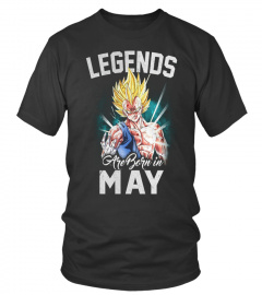 LEGENDS ARE BORN IN MAY VEGETA T SHIRT