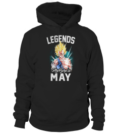 LEGENDS ARE BORN IN MAY VEGETA T SHIRT