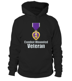 PURPLE HEART COMBAT WOUNDED VETERAN T SH