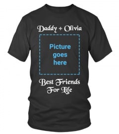 Fathers Day Personalized Picture and Text For Dad and Daughter or Son Shirts