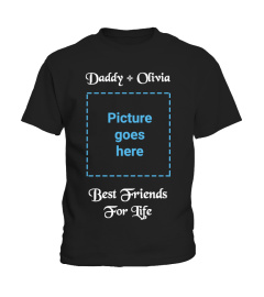 Fathers Day Personalized Picture and Text For Dad and Daughter or Son Shirts