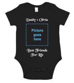 Fathers Day Personalized Picture and Text For Dad and Daughter or Son Shirts