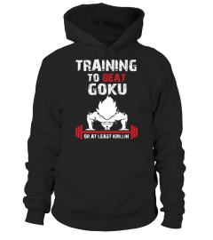 Training To Beat GOKU Gym Outfit - Fitness Bodybuilding Hemd