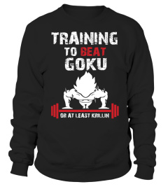 Training To Beat GOKU Gym Outfit - Fitness Bodybuilding Hemd