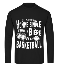 Je suis un homme simple j'aime la bière et le basketball