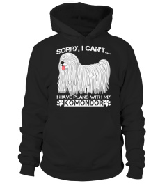 Sorry, I Can't I Have Plans With My KOMONDOR Shirt Funny Dog Lovers Gift