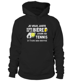 BOIRE DE LA BIÈRE JOUER AU TENNIS