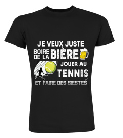 BOIRE DE LA BIÈRE JOUER AU TENNIS