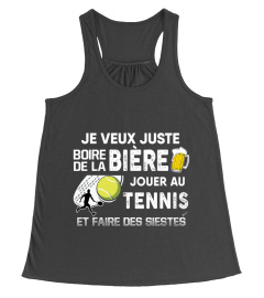 BOIRE DE LA BIÈRE JOUER AU TENNIS