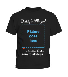 Daddy's Little Girl Personalized Shirt