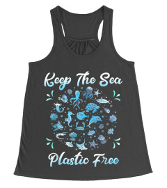 CUTE KEEP THE SEA PLASTIC FREE SEA ANIMA