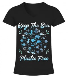 CUTE KEEP THE SEA PLASTIC FREE SEA ANIMA