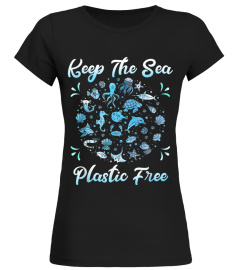 CUTE KEEP THE SEA PLASTIC FREE SEA ANIMA