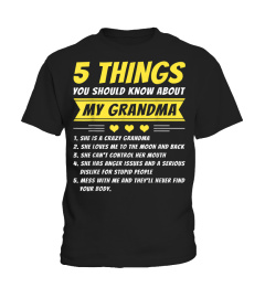 5 Things You Should Know About My Grandma Shirt