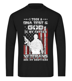 FatherDay Shirt I Took A DNA Test God Is My Father Veterans Brothers T-Shirt trending