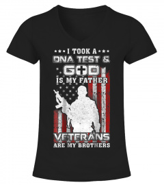 FatherDay Shirt I Took A DNA Test God Is My Father Veterans Brothers T-Shirt trending