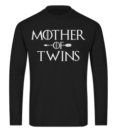 Funny Saying Mother of Twins T-Shirt Mother of Dragons Pun