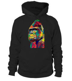 GORILLA MONKEY PORTRAIT T SHIRT