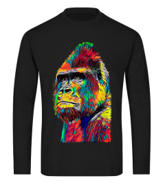 GORILLA MONKEY PORTRAIT T SHIRT