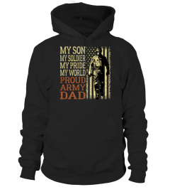 FatherDay Shirt My Son Is A Soldier Proud Army Dad Hoodie Father Gift trending