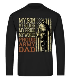 FatherDay Shirt My Son Is A Soldier Proud Army Dad Hoodie Father Gift trending