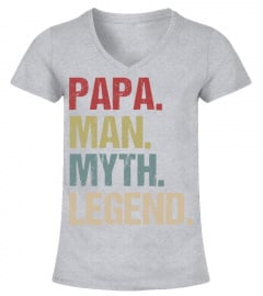 FatherDay Shirt Papa Man Myth Legend Shirt For Dad Father trending