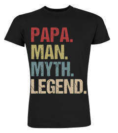 FatherDay Shirt Papa Man Myth Legend Shirt For Dad Father trending