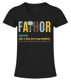 Fathor Tshirts for Men Fathers Day Gift Viking Fathor Hero T-Shirt
