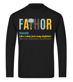 Fathor Tshirts for Men Fathers Day Gift Viking Fathor Hero T-Shirt