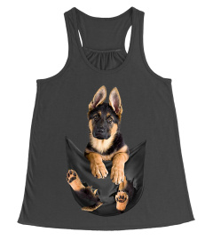 Trending Funny German Shepherd In Pocket T Funny Dog Lovers Cheap Shirt