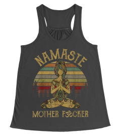 Trending Funny Funny Yoga Humor Namaste Mother Fucker Cheap Shirt