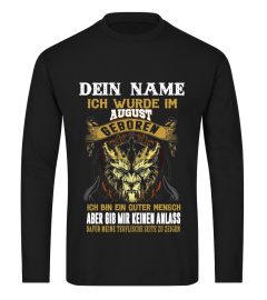 Dein Name -Ich wurde im August Tee