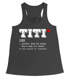 Womens titi definition tee best aunt ever gift shirt