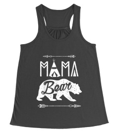 Mama bear t shirt mothers day family matching couple women