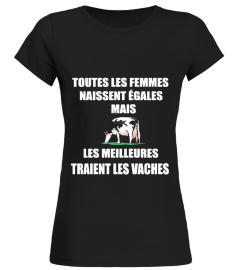 LES FEMMES TRAIENT LES VACHES T-SHIRT