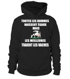 LES HOMMES TRAIENT LES VACHES T-SHIRT