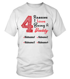 Personalized Daddy 4 Kids  Shirt