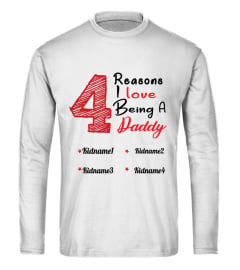 Personalized Daddy 4 Kids  Shirt