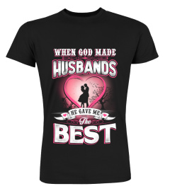 WHEN GOD MADE HUSBANDS - BEST SELLING T-SHIRT OF ALL TIME