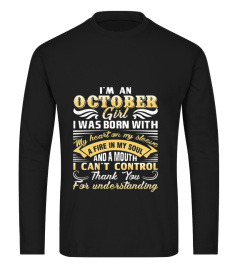 Im An October Girl Shirt