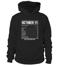 October Guy Facts Shirt
